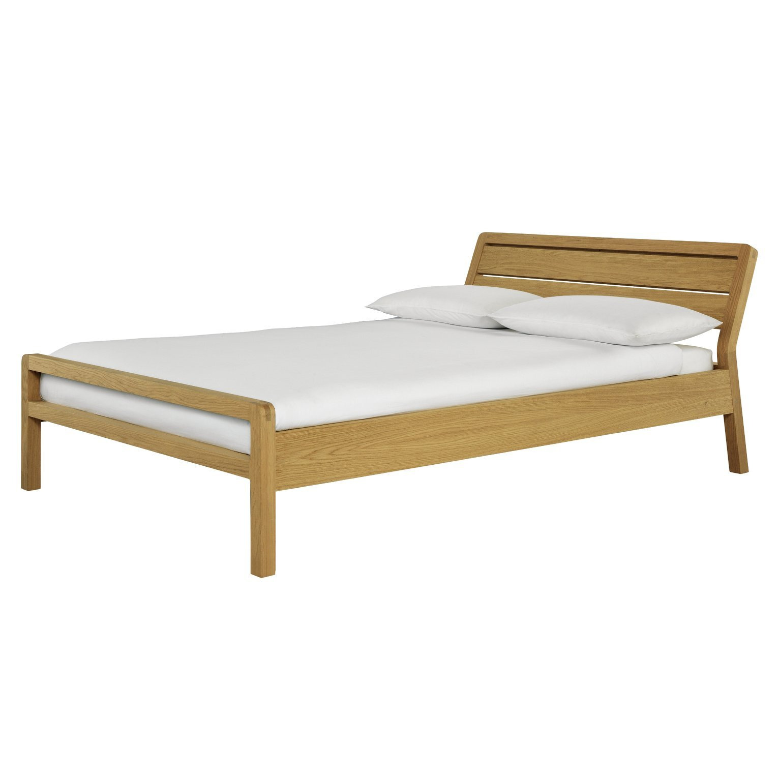 Habitat Radius Double Wooden Bed Frame Oak by Argos