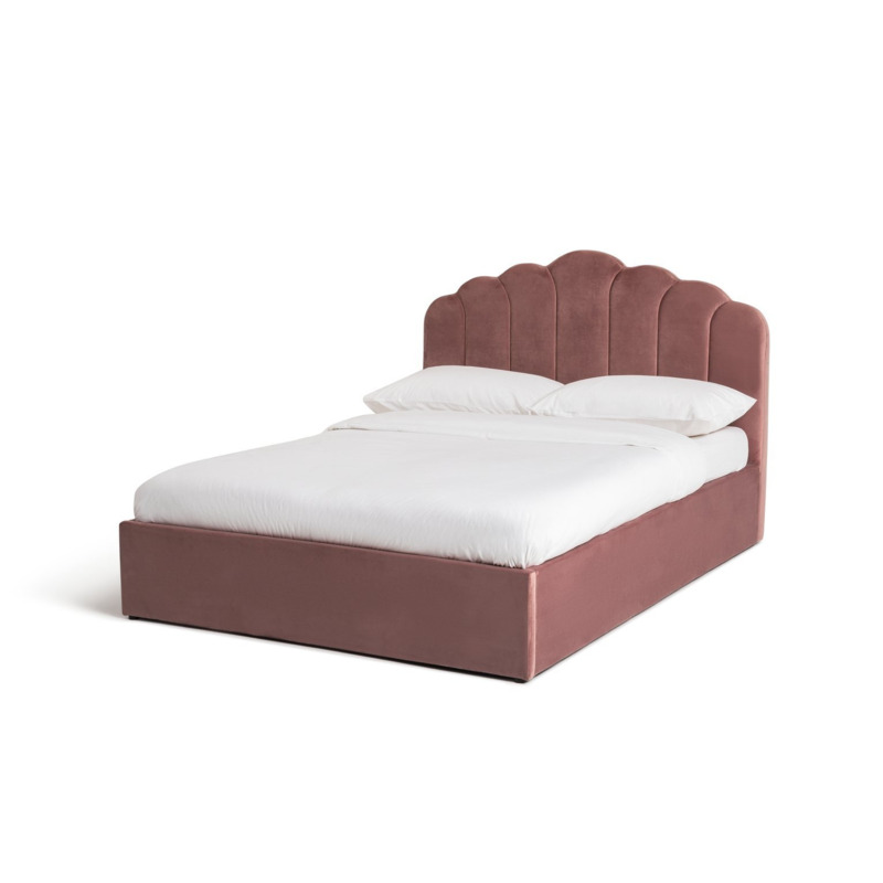 Habitat Corin Double Fabric Ottoman Bed Frame Pink by Argos