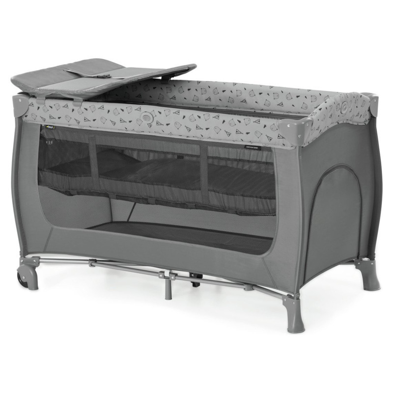Hauck Nordic Grey Travel Cot by Argos