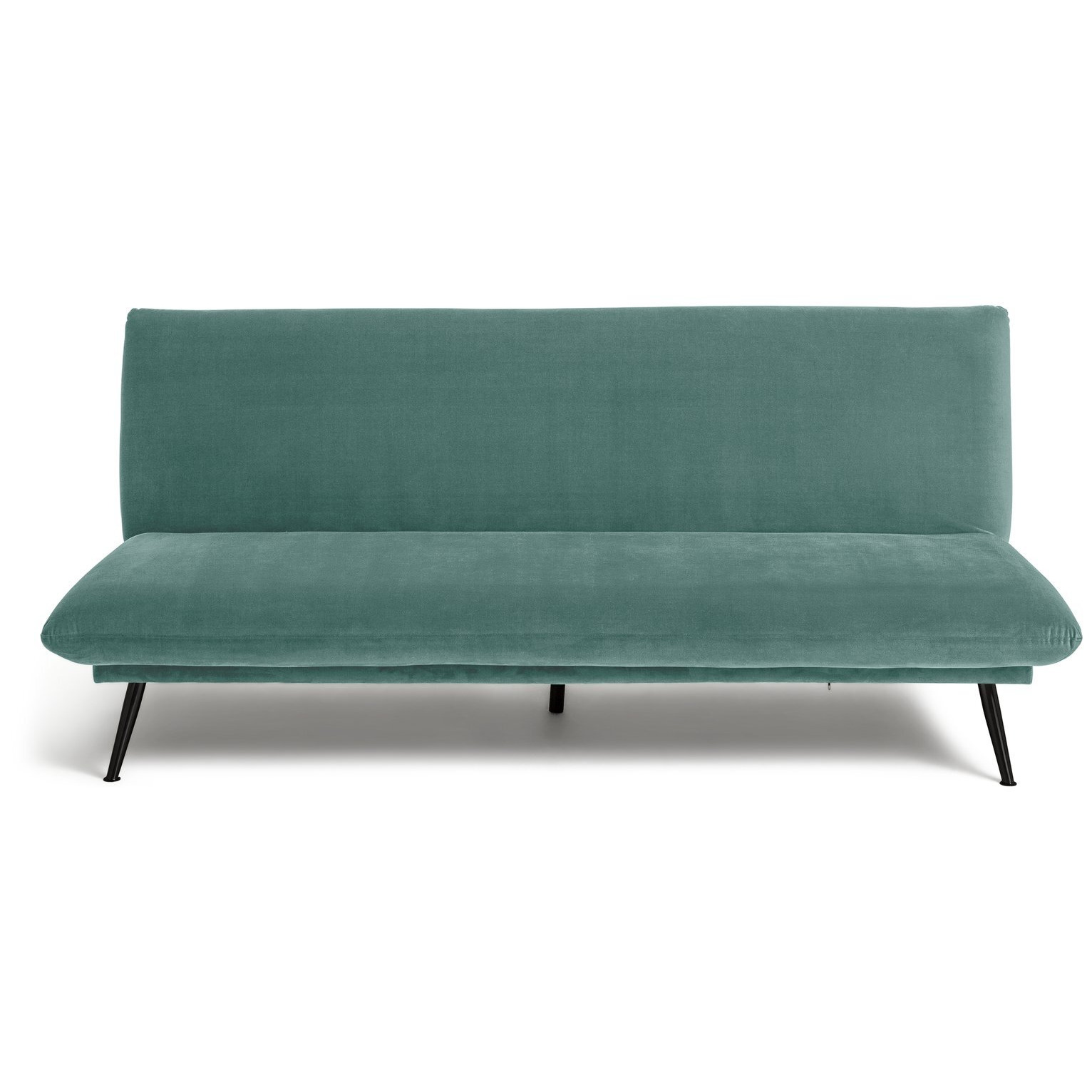 Habitat Matteo Velvet Clic Clac Sofa Bed Teal by Argos