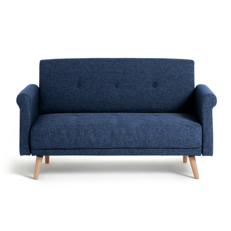 Habitat Evie Fabric 2 Seater Sofa in a box Navy Blue by Argos