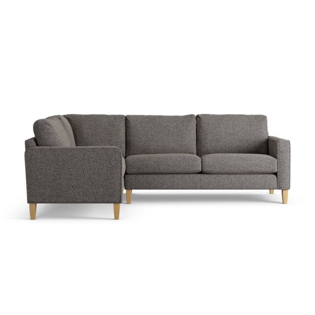 Habitat Flint Fabric Left Hand Corner Sofa- Charcoal-Ash Leg by Argos ...