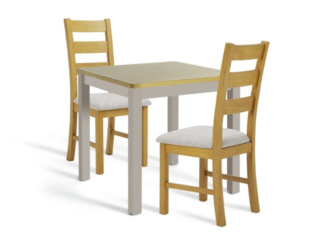 Argos Home Ashwell Oak Dining Table & 2 Oak Chairs by Argos | ufurnish.com
