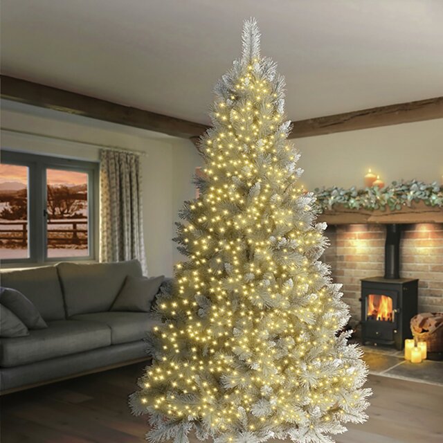 Premier Treebrights Warm White 1500 LED Christmas Lights by Argos ...