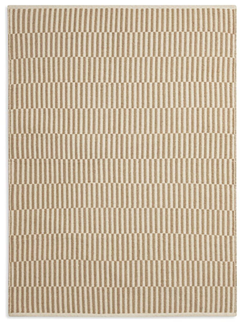 Habitat Modern Country Block Natural Flatweave Rug - 230x160