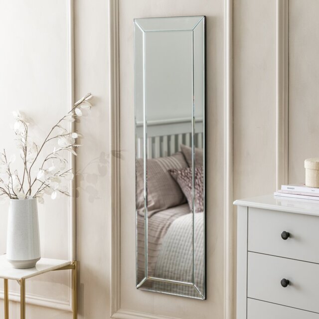 Habitat Bevelled Wall Mirror 115x35cm by Argos