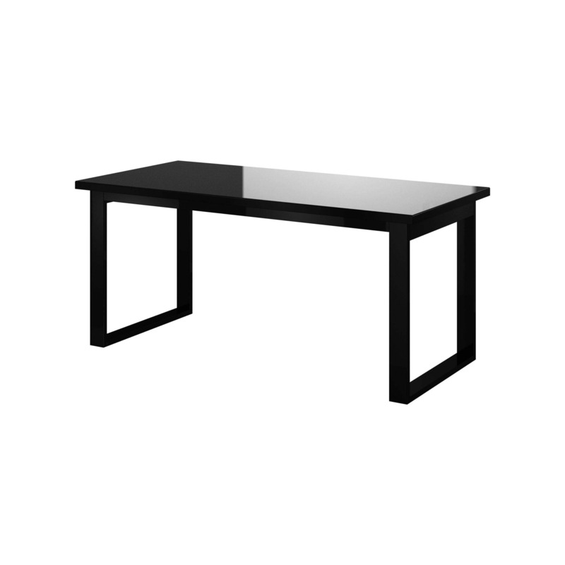 Helio 92 Extending Dining Table Black Glass 170cn Yes by Arthauss
