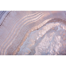 Pearly Ripples Agate Glass Wall Art
