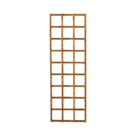 Forest Garden Traditional Square Dip Treated Trellis Panel (W)0.6M (H)1.83M