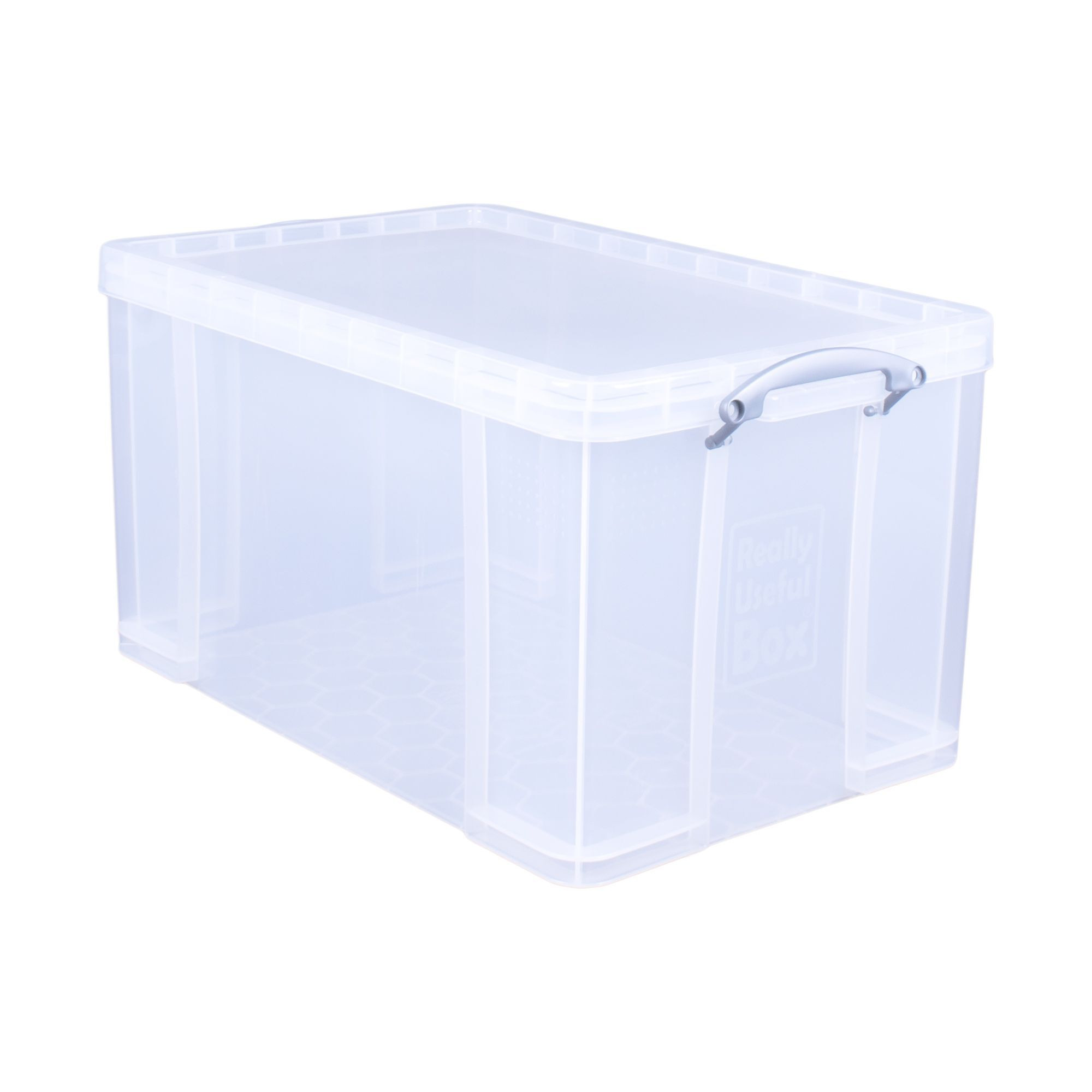 Really Useful Clear 84L Plastic Storage Box by B&Q
