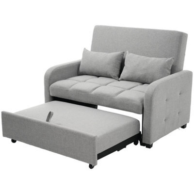 Btm 5Ft King Upholstered Bed With Hydraulic Storage Led Tufted ...