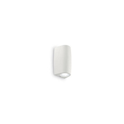 Ideal Lux Keope Led 2 Light Outdoor Small Up Down Wall Light White Ip55 ...