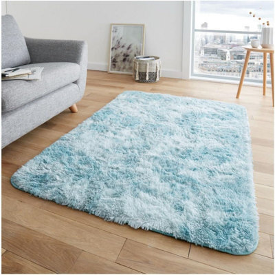Gc Gaveno Cavailia Marble Haven Snuggle Rug 60X110 Cm Duck Egg Luxury ...