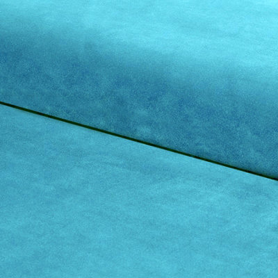 137Cm Riga Ottoman Storage Box With Wooden Legs, Duck Egg Velvet ...