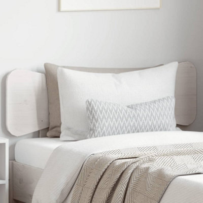 Berkfield Headboard White 75 Cm Solid Wood Pine by B&Q | uFurnish.com