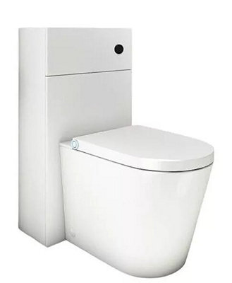 D Pro T Bathrooms Round Back To Wall (Btw) Toilet With 500mm White ...