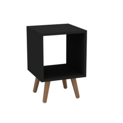 Image showcasing Urbn-Living Urbnliving 30Cm Height Cube White Wooden Storage Bookcase ...