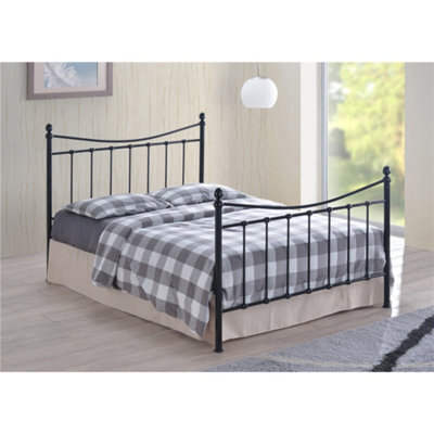 TL Beds Edwardian Style Black Metal Bed Frame - King Size 5Ft by B&Q ...