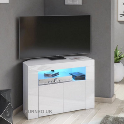 Furneo Corner Tv Stand Unit Cabinet Matt High Gloss Clifton 07 Blue furneo-corner-tv-stand-unit-cabinet-matt-high-gloss-clifton-07-blue