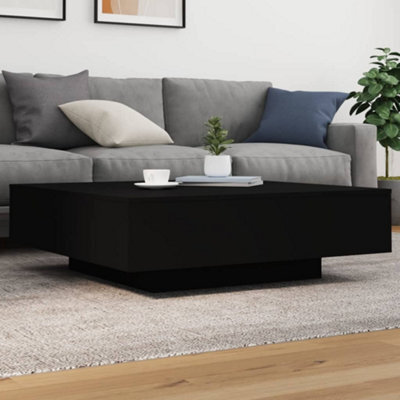 Berkfield Coffee Table Black 100X100X31 Cm Engineered Wood by B&Q ...