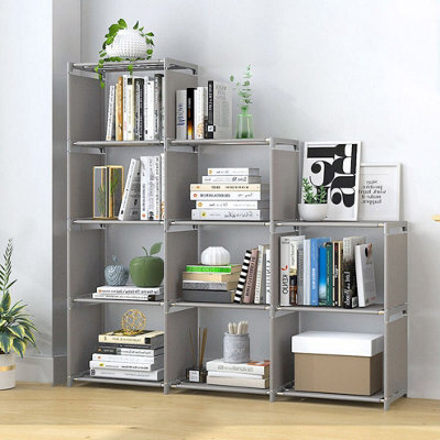 9 Cube Book Shelves Storage Shelf Bookcase Display Stand Organizer by B ...