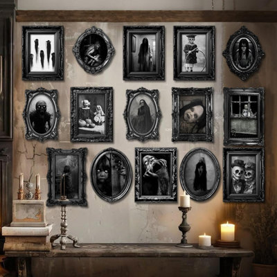 Horror Frame Design 15 Halloween Gothic Creepy Skull Photos Haunted Horror Picture Frame ...