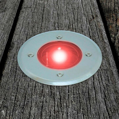 Solalite Led Solar Deck Light Colour Changing (4 Pack) by B&Q ...