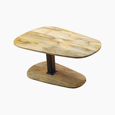 Buttercup Farm Vena Swiss Edge Coffee Table - Mango Wood/iron/metal ...