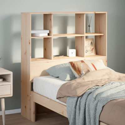 Berkfield Headboard With Storage 75 Cm Solid Wood Pine by B&Q ...