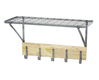 KitchenCraft Schneidebrett Aus Mangoholz, 48x32x5 Cm, Mit Metallumrandung – Handgefertigt, Beidseitig Nutzbar