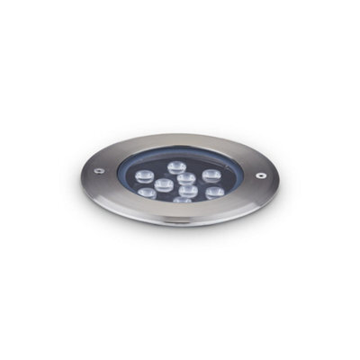 Ideal Lux Led Outdoor Recessed Floor & Decking Light Steel Ip67, 3000K ...