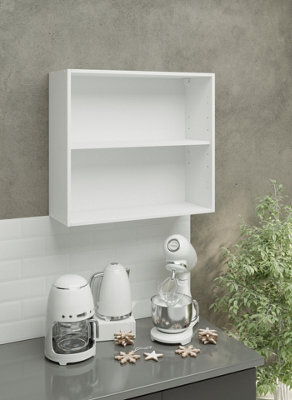 Jd Greta Kitchen Wall Unit Carcass 800mm Cabinet Without Doors 80Cm ...