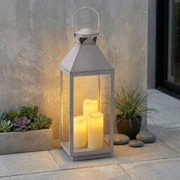 Lunaria Oslo Flickering Candle Lantern by B&Q | uFurnish.com