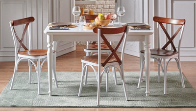ruumstore Claire Dining Table And Chair Set Of 6, Country Dining Room ...