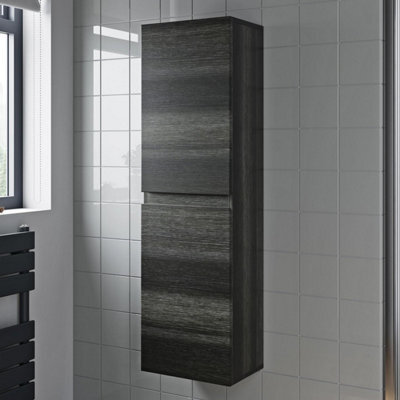 Aurora 1200mm Tall Bathroom Wall Hung Storage Cabinet Cupboard Soft ...