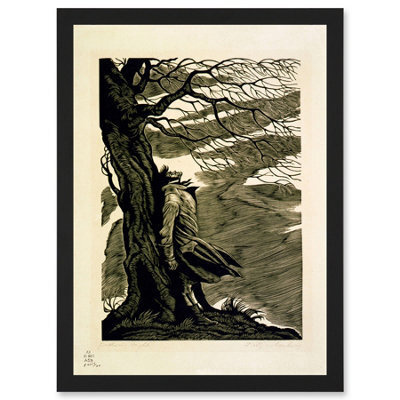 Artery8 Heathcliff Wuthering Heights Bronte Black White Drawing Wall ...