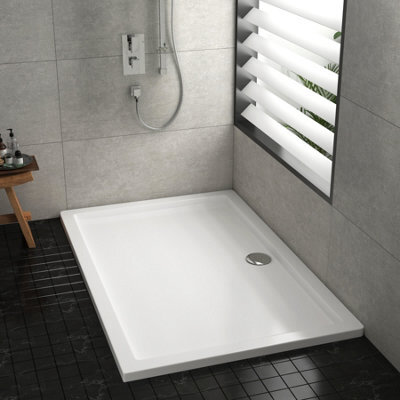 Royal Bathrooms 1700 X 900mm Rectangular Stone Shower Enclosure Tray ...