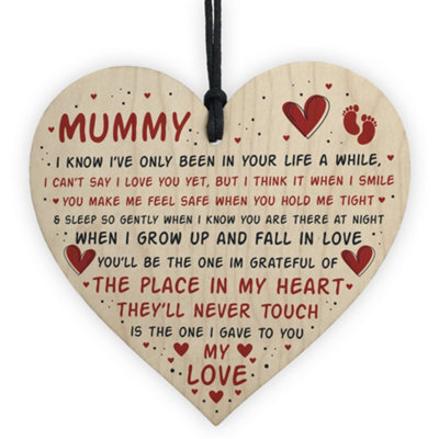 RED OCEAN Muttertagskarte Von Bump – PVC-Schild 10x10 Cm, Zum Aufhängen, Geschenk Für Werdende Mütter