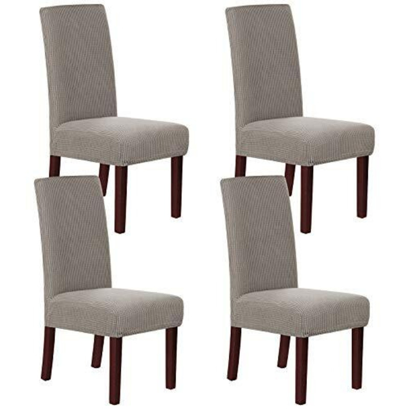 4 Pack Spandex Cover Stretch Washable Dining Chair Covers Wedding Banquet Party 