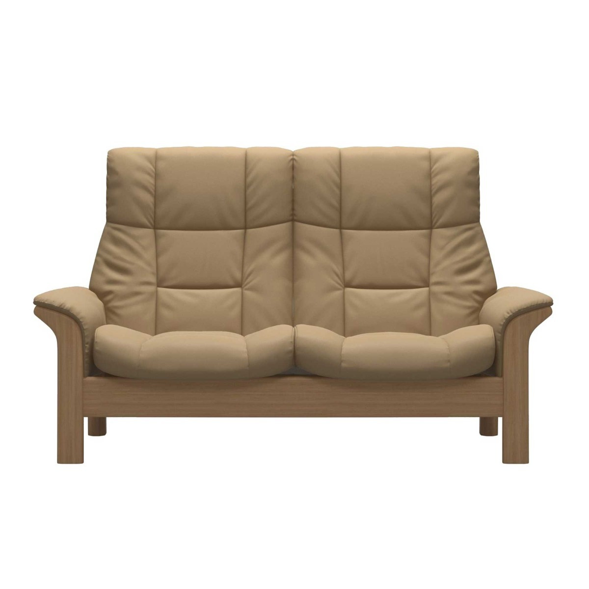 Stressless Buckingham 2 Seater Recliner Sofa Quickship, Neutral Leather Barker & Stonehouse by