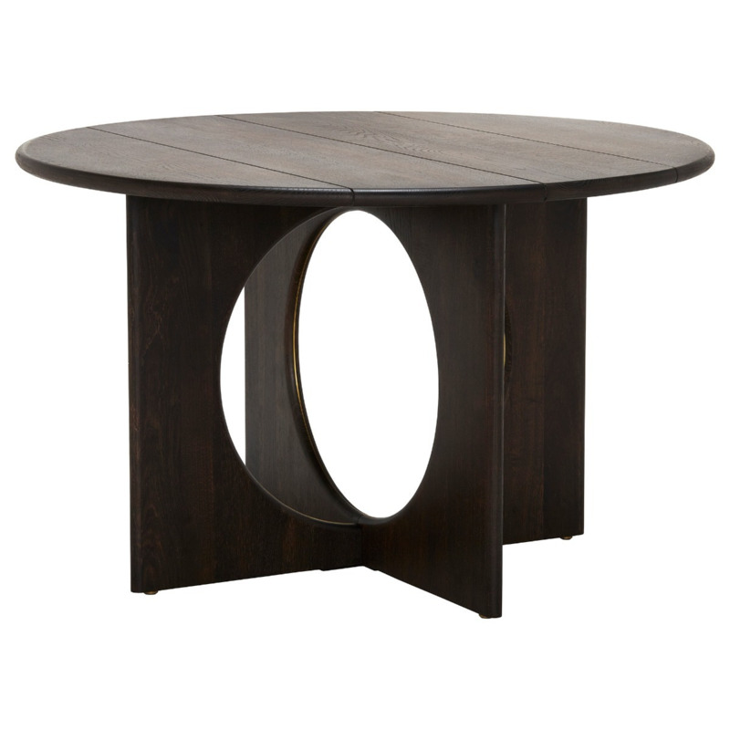 Locke Round Dining Table, Brown Barker & Stonehouse by Barker and