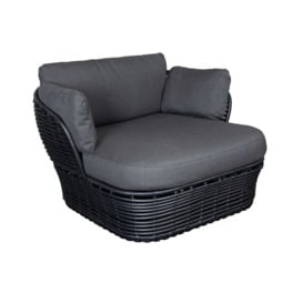 Cane-line Basket Garden Lounge Chair, Grey - Barker & Stonehouse