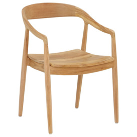 Semeru Teak Dining Chair with Arms Wood - Barker & Stonehouse