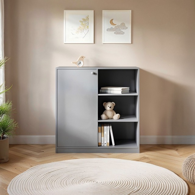Flair Wizard Storage Unit Grey by Bed Kingdom | uFurnish.com