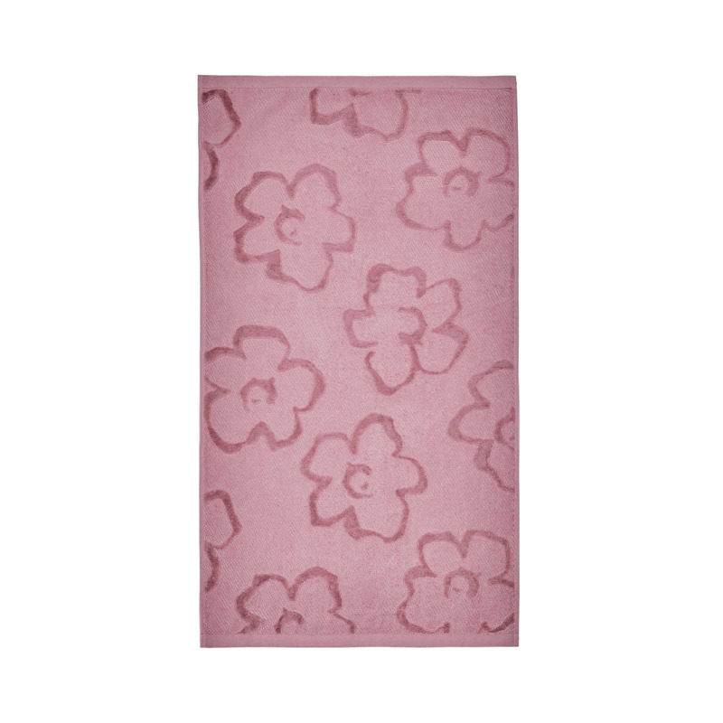 Ted Baker Magnolia Hand Towel, Dusky Pink by Bedeck Home | ufurnish.com
