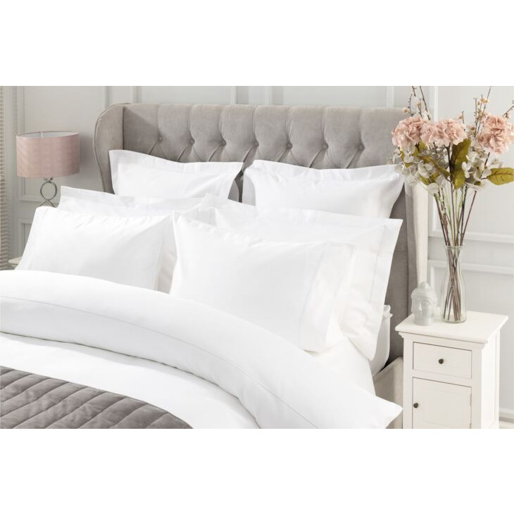 Egyptian Cotton Sateen 1000 Count Extra Deep 38cm Fitted Sheet White