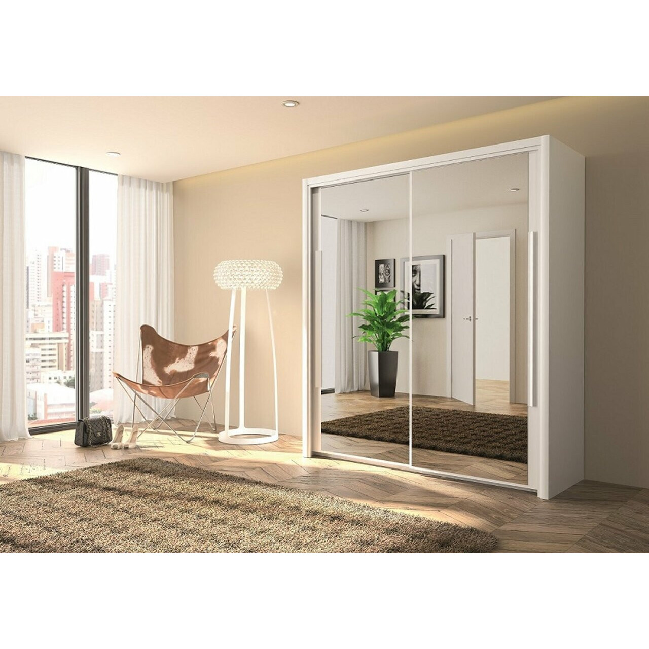Bergen 2 Door Sliding Wardrobe by Bensons for Beds
