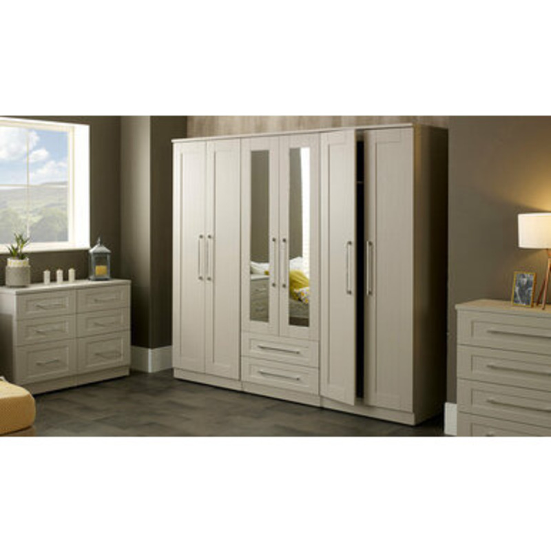 Santana 2 Door Hinged Wardrobe by Bensons for Beds
