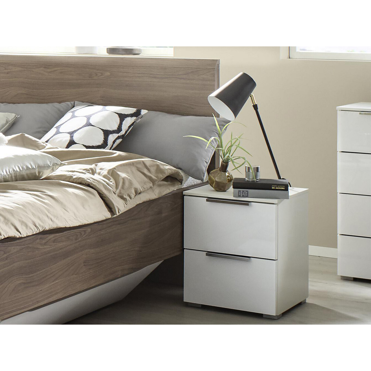 Ravenna 3 Drawer Bedside Table by Bensons for Beds