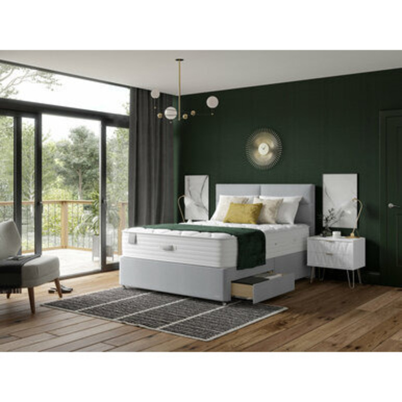 Staples and Co Restore Eco Latex Ortho 2000 Divan Bed Set by Bensons